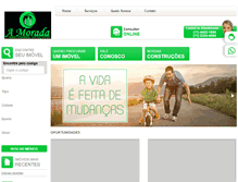 Tablet Screenshot of amoradaimoveis.com.br
